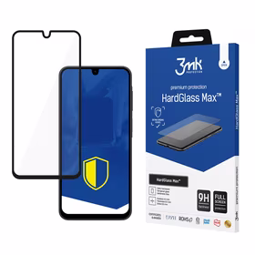 Reinforced Full Coverage Tempered Glass 3mk HardGlass Max Black for Samsung Galaxy A17 5G/4G