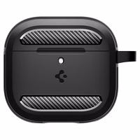 Spigen Rugged Armor viedtālruņa apvalks AirPods 4 - melna