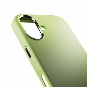 Чехол Puro Icon Mag Pro Liquid Silicone для iPhone 17, совместимый с MagSafe, с защитой камеры и алюминиевыми кнопками - зелёный