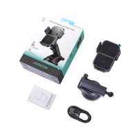 Automašīnas turētājs Joyroom "JR-ZS246 S" melns / (bezvadu uzlāde 15W) (nav magnētisks / lipīgs paliktnis)