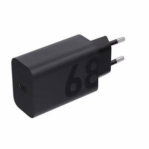MOTOROLA oriģinālais C tipa 68W lādētājs MC682N melns bez taras