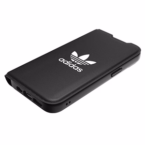 Adidas OR Viedtālruņa apvalks Booklet BASIC iPhone 14 6.1" melns/balts 50181