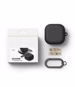 Ringke Silicone maciņš priekš Samsung Galaxy Buds 4 / 4 Pro melns