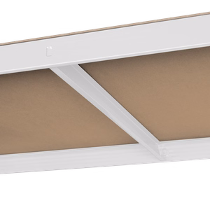 Metāla noliktavas plaukts Rebel 180x90x40, balts