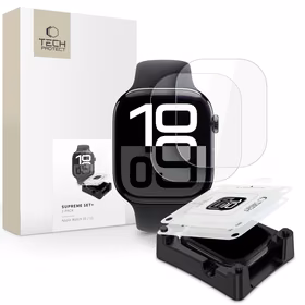 Tech-Protect Supreme hidrogēla plēves komplekts Apple Watch 10 46 mm - caurspīdīgs