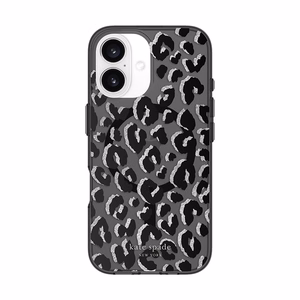 Kate Spade New York Protective MagSafe - Case for iPhone 16 (City Leopard)