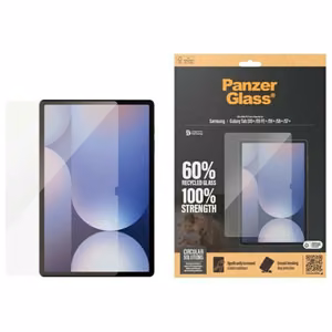 PanzerGlass īpaši plata pārklājuma rūdītais aizsargstikls Samsung Galaxy Tab S7+ / S8+ / S9+ / S9 FE+ / S10+