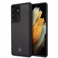 Mercedes Dynamic Line apvalks Samsung Galaxy S21 Ultra - Melns