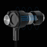 REMAX austiņas - RM-900F vibrācijas spēlēm sarkanas