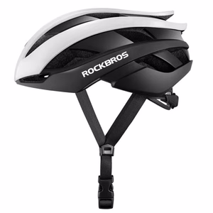 Rockbros 10110004002 velosipēda ķivere, izmērs M - balta un melna