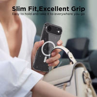 Tech-Protect FlexAir MagSafe viedtālruņa apvalks iPhone 17 Air - caurspīdīgs ar spīdumiem