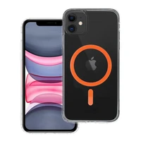 Drop Glue Colorful Ring Mag Cover saderīgs ar MagSafe IPHONE 11 oranžs