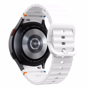 TECH-PROTECT SILICONE SPORT SAMSUNG GALAXY WATCH 4 / 5 / 5 PRO / 6 / 7 / FE БЕЛЫЙ