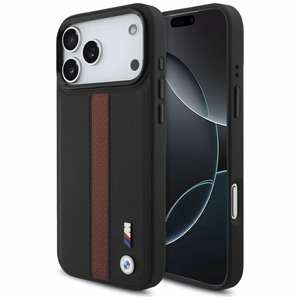 BMW M Perforated Stripe Logo MagSafe Чехол для iPhone 17 Pro Max - красный