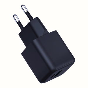 Melns 3mk Hyper GaN tīkla lādētājs, 20 W, QC4+/PD/PPS, USB 1A1C, ES