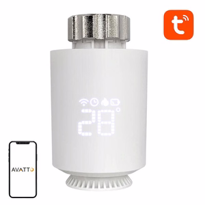 Viedais termostats radiatora vārsts Avatto TRV06 Zigbee 3.0 TUYA