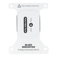 5D Mr. Monkey Aizsargstikls - Apple Watch 10/11 42MM melns (Strong HD)