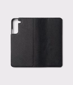Ringke Folio Signature atverams ādas apvalks Samsung Galaxy S22 + (S22 Plus) melns (FSS118R262)