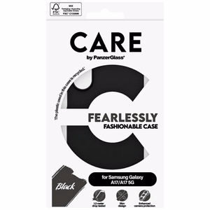 CARE by PanzerGlass Fearlessly Fashionable Maciņš for Samsung Galaxy M17 5G / A17 / A17 5G - melns