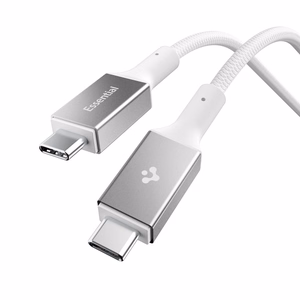 Spigen EB10010CC 100W 100 cm kabelis - Balts