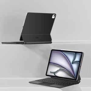 Tech-Protect Smartcase Magnētiskais ar tastatūru iPad Pro 12.9” 2020 / 2021 / 2022 / iPad Air 13” 2024 / 2025 - Melns