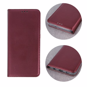 Smart Magnetic maciņš Honor Magic 8 Pro bordo