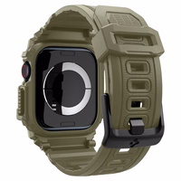 Spigen Rugged Armor „Pro“ siksniņa Apple Watch 10 (46MM) - zaļa