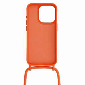 Siksniņa silikona viedtālruņa apvalks Iphone 13 Pro dizains 1 oranžs