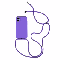 STRAP Silikona viedtālruņa apvalks IPHONE 11 PRO (m) - violeta