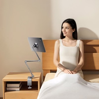 Wozinsky WTY0YS1 magnētiskais turētājs, 360° rotējošs, ciets, tālrunim un planšetdatoram - pelēks