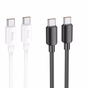 Cable USB C to USB C Hoco PD 6A 100W 1 m X96 black