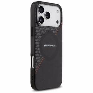 Mercedes AMG IML Double Layer Rhombs vāciņš modelim iPhone 18 Pro Max / 17 Pro Max, saderīgs ar MagSafe – melns un sarkans