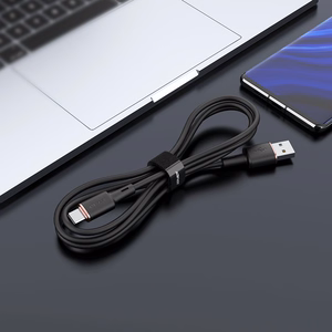 Acefast USB kabelis - USB Type C 1.2m, 3A melns (C2-04 melns)