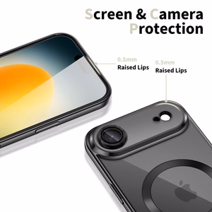 Tech-Protect MagFlex Magnētiskais viedtālruņa apvalks iPhone 17 Air - Caurspīdīgs melns
