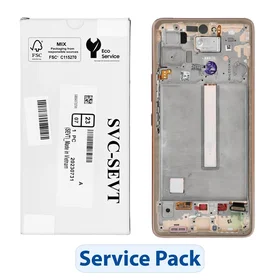 ServicePack LCD displejs SAMSUNG A53 5G A536B GH82-28024D Zelta