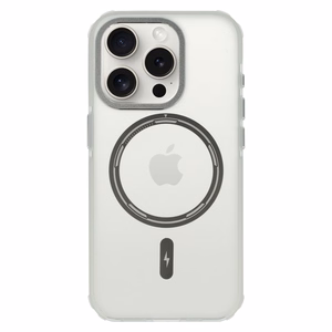 Smooth Feeling Magsafe Viedtālruņa apvalks Iphone 15 Plus balts