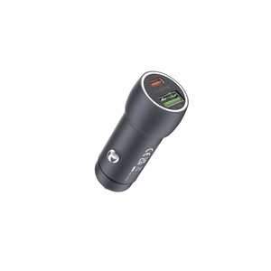 Devia car charger Extreme PD QC 3.0 30W + 18W 1x USB 1x USB-C deep gray