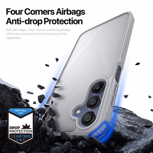 DUX DUCIS apvalks YIND, paredzēts SAMSUNG A17 5G, pelēks