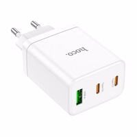 Lādētājs Hoco 2 x USB C + USB A QC3.0 PD 3A 35W N33 balts