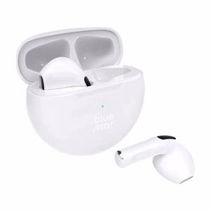 Blue Star (TX3) TWS Bluetooth bezvadu austiņas baltas