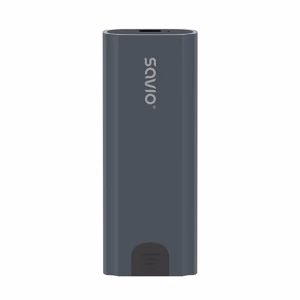 Savio M.2 SSD NVMe ārējā diska korpuss, USB-C 3.1, AK-67, pelēks