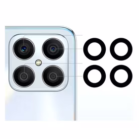 Rear Camera Lens Saderīgs ar Huawei Honor X8 rear camera lens (4pcs)
