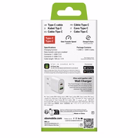 SBS TECABLETCC10W USB-C kabelis - USB-C Power Delivery 25W 1 m - balts