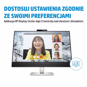 HP E-Series E27m G4 QHD USB-C konferences monitors