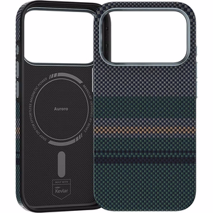 Benks Magnetic Armor Pro Aurora 600D kevlara vāciņš (C.K.FL.AP.SR.A072) iPhone 18 Pro / 17 Pro ar kameras vadības pogu