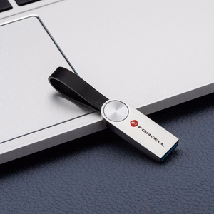 FORCELL F-DATA USB zibatmiņa Metal 32GB USB3.2 Gen 1 (USB A) sudrabaina