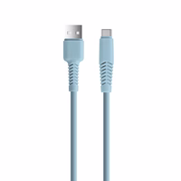 Komplektēšanas kabelis USB - USB-C 1,5 m 2,1A KSA-C-1.523 zils