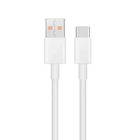 XIAOMI oriģinālais kabelis USB A uz Type C 6A 1 m balts bulk
