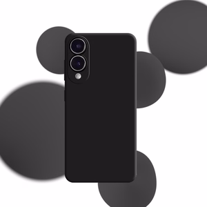 Силиконовый чехол 3mk для Samsung Galaxy S25 Edge - чёрный
