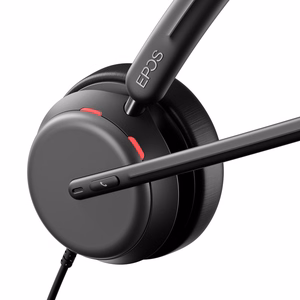 EPOS IMPACT 860 ANC vadu austiņas galvasspiede birojam/zvanu centram USB Type-C melnas